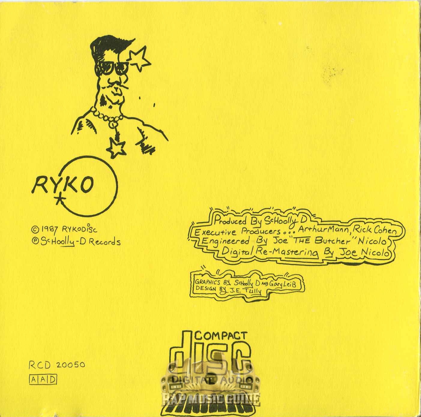 Schoolly-D - s/t (1985) Schoolly-D Records – SD-114 vinyl LP